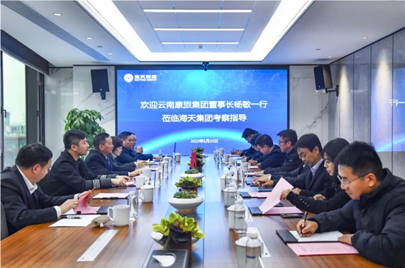 Z6尊龙凯时集团与云南康旅集团举行工作座谈